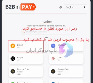 شارژ آلپاری با بیت کوین ، واریز وجوه به حساب به بیت کوین در سایت آلپاری ، شارژ حساب آلپاری با ارز دیجیتال 