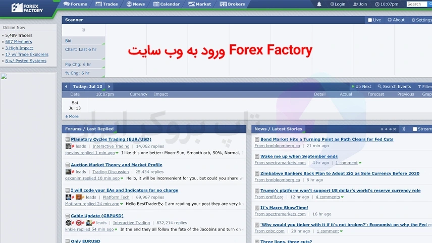 تقویم اقتصادی فارکس فکتوری، تقویم اقتصادی فارکس فکتوری فارسی، بهترین تقویم اقتصادی فارکس