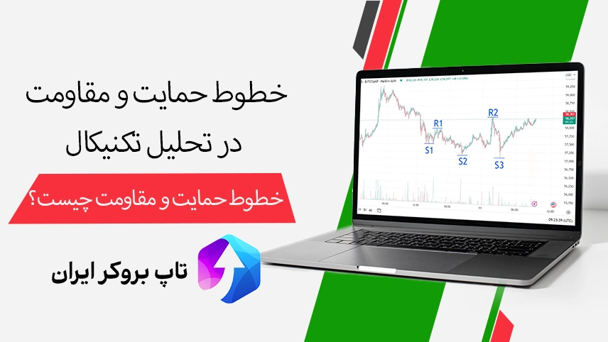 📈خطوط حمایت و مقاومت در تحلیل تکنیکال – خطوط حمایت و مقاومت چیست؟